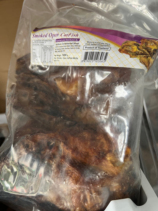 Catfish open round fish