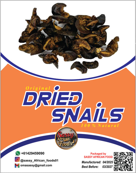 DRIED LARGE SNAILS ( 11 PIECES)