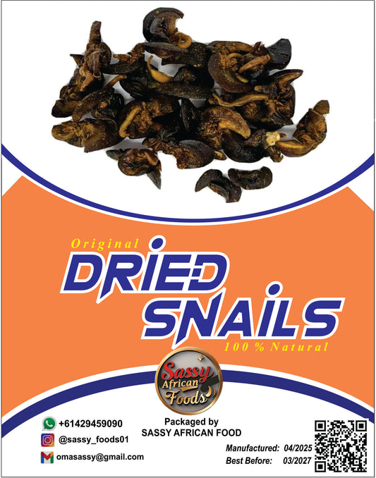 DRIED LARGE SNAILS ( 11 PIECES)