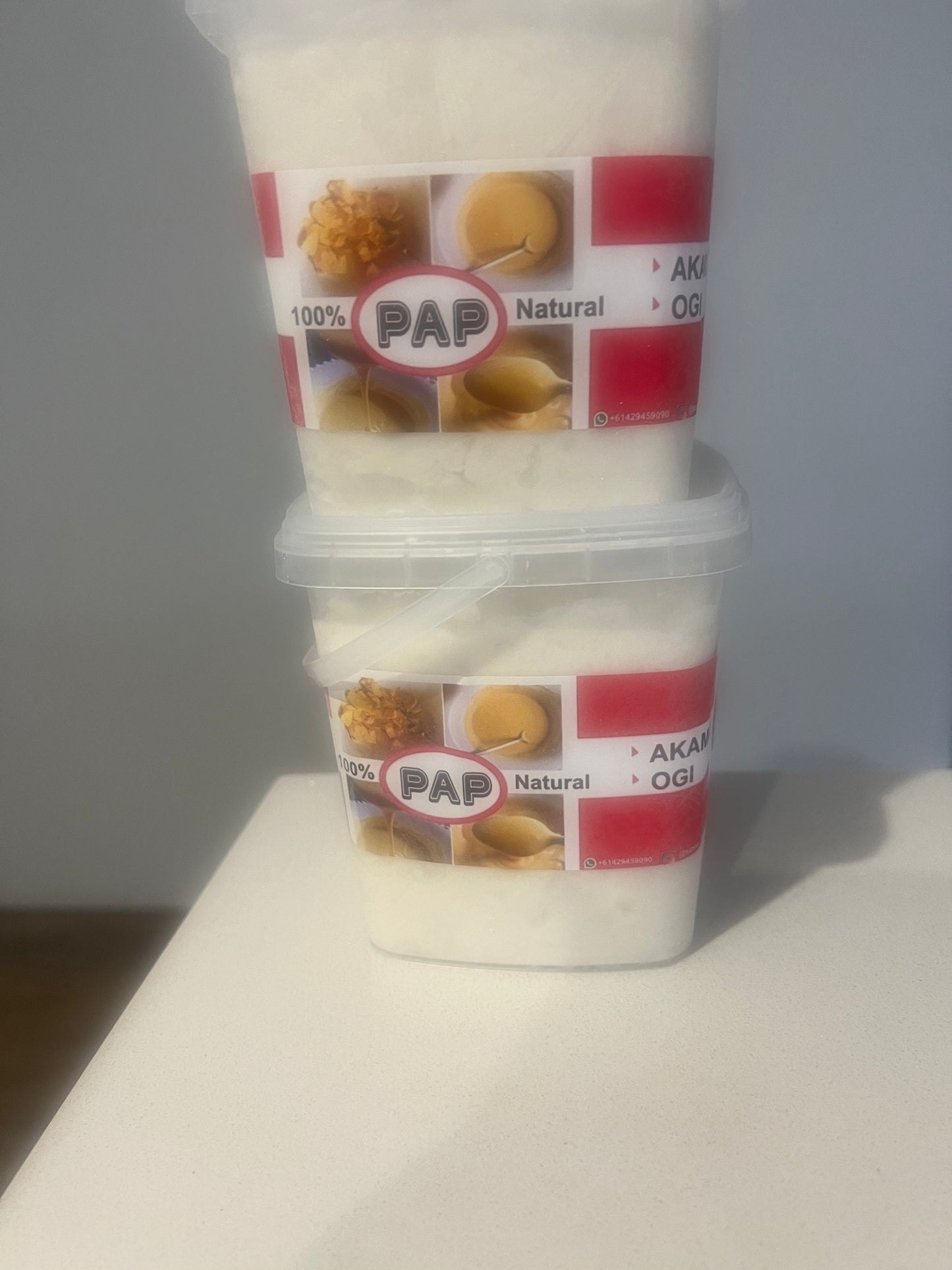 Fresh Wet White Pap ( Akamu, ogi, koko )